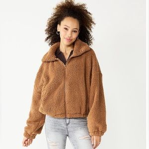 SO Teddy Sherpa Full Zip Jacket